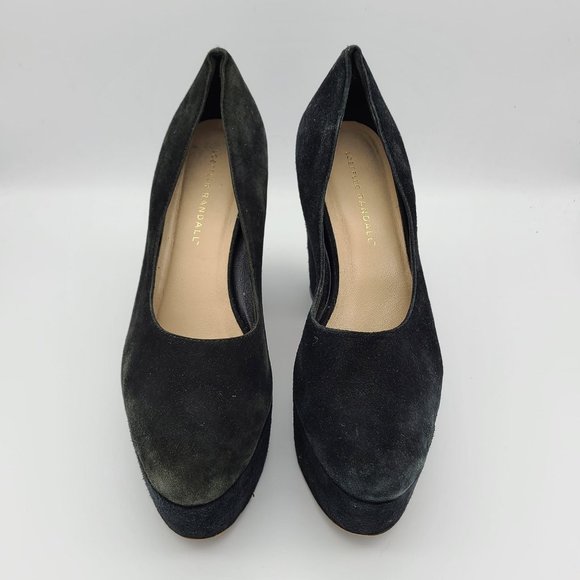 Loeffler Randall Black Suede Platform Heels - Picture 2 of 7